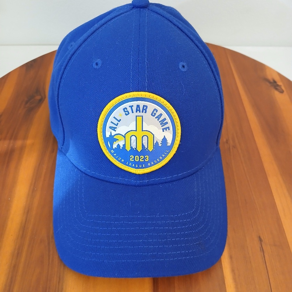 Seattle Mariners Hat Cap L/XL Blue Mens New Era 39THIRTY MLB 2023 All‎ Star Game